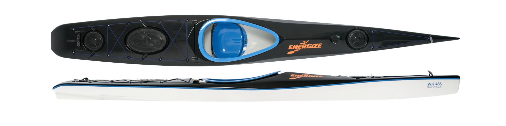Ergonomic touring kayak WK 486 Energize